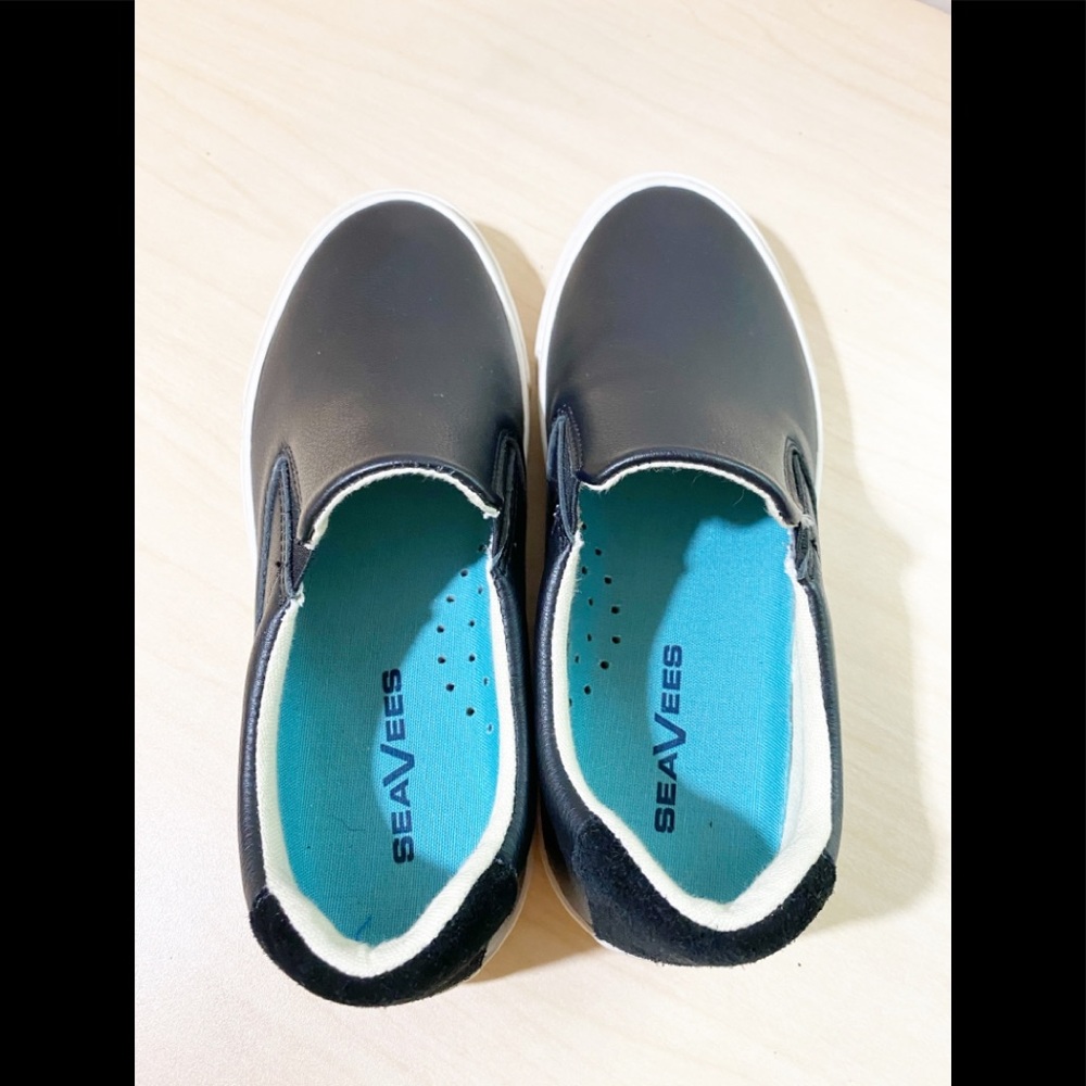 SEAVEES HAWTHORNE SLIP ON LEATHER Sneakers - Picture 6 of 7